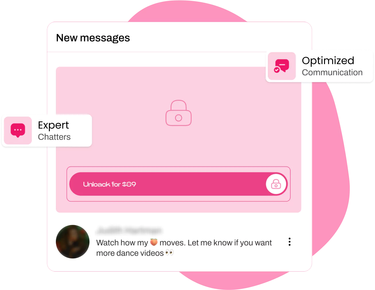 OnlyFans creator dashboard premium features - unlock exclusive messages, access expert chatters, and optimized communication tools for $89