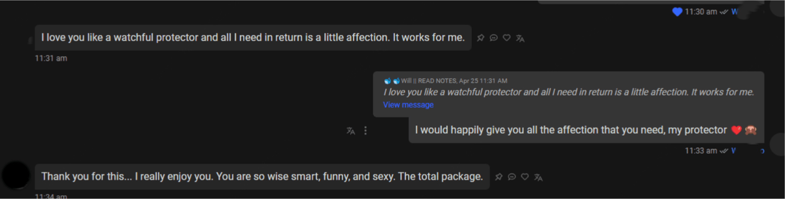 Girl Friend Experience Example 3